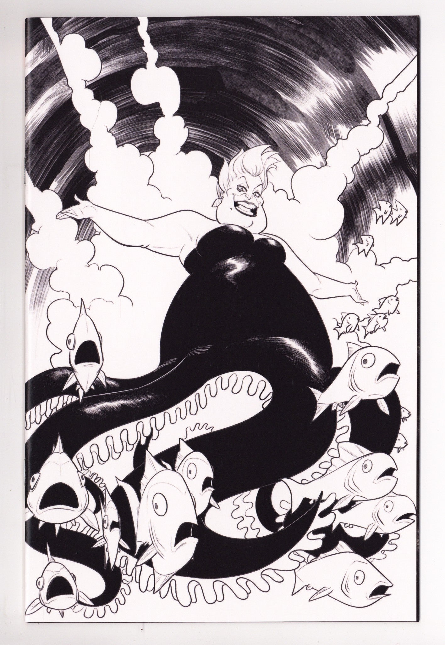 Disney Villains Ursula 1 Quinn B&W Virgin Incentive (2025)