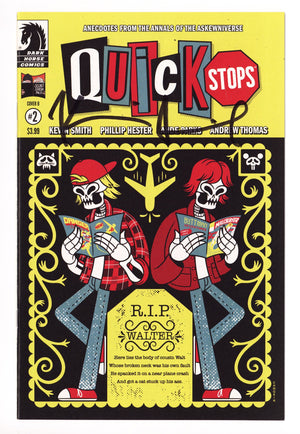 Quick Stops 2 High Grade (2022) Munoz Variant Signed x1 Cover Kevin Smith