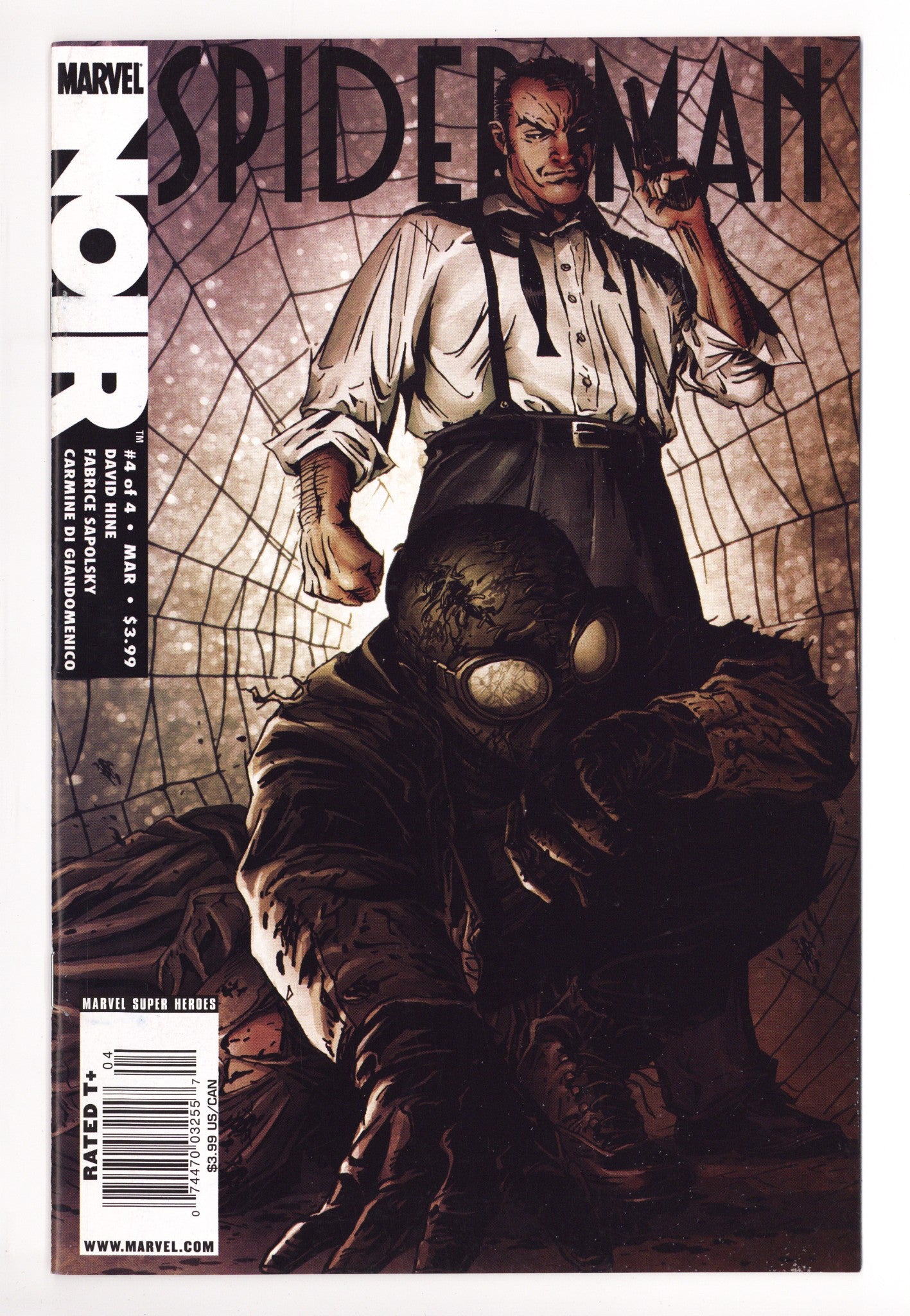 Spider-Man Noir Vol 1 4 FN/VF (7.0) (2009) Newsstand 