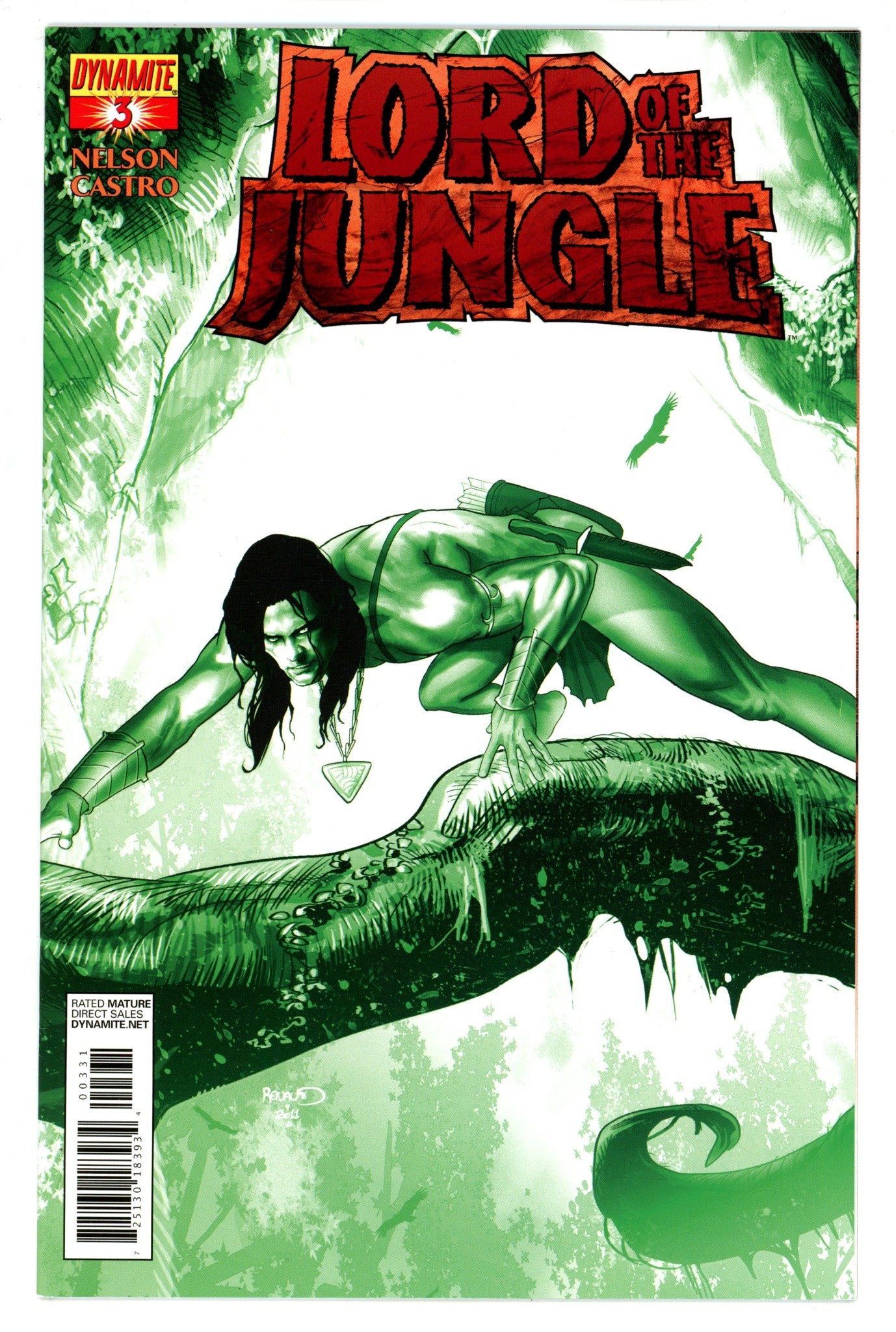 Lord of the Jungle Vol 1 3 VF (8.0) (2012) Renaud Incentive Variant 