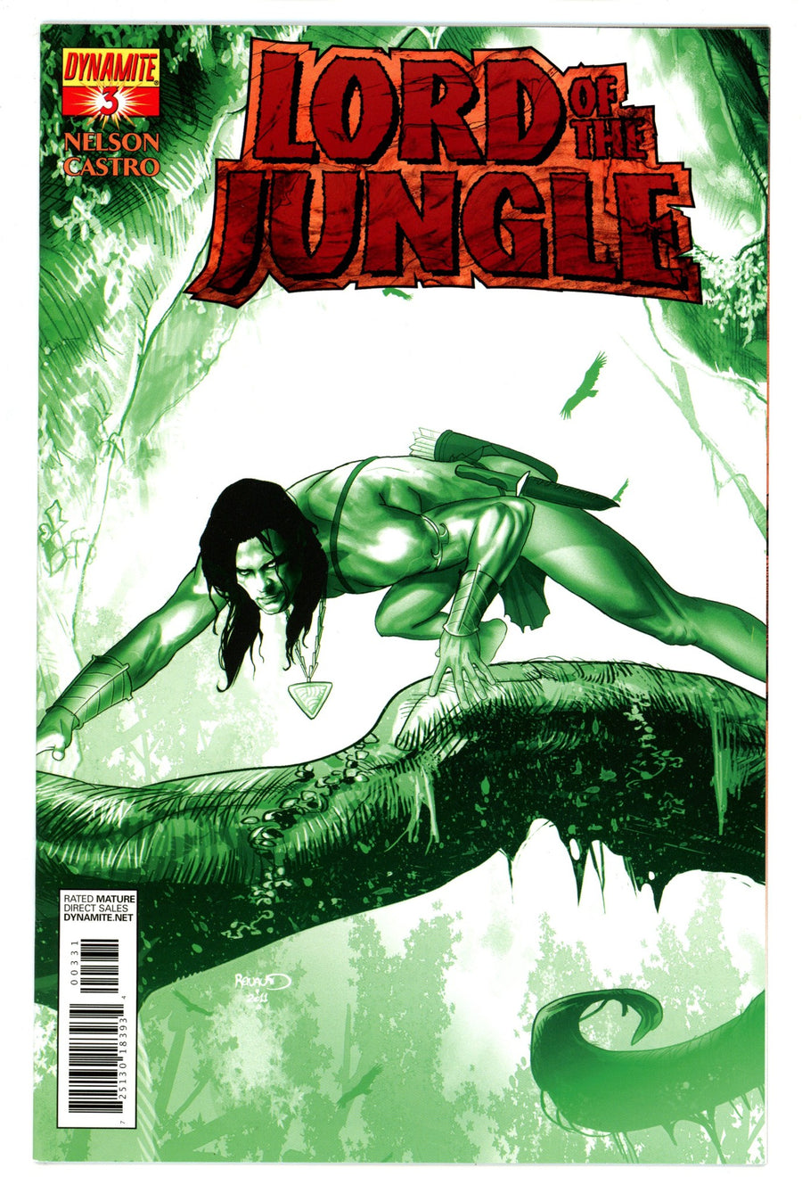 Lord of the Jungle Vol 1 3 VF (8.0) (2012) Renaud Incentive Variant 