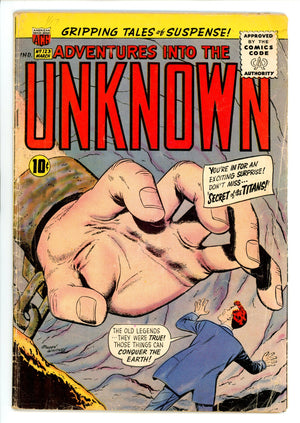Adventures into the Unknown 123 GD/VG (3.0) (1961) 