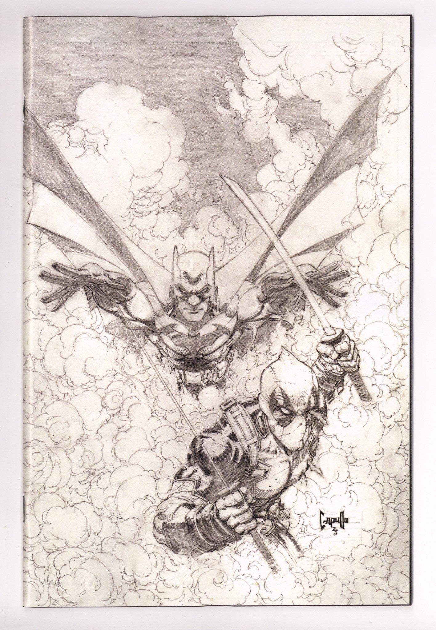 Deadpool / Batman 1 Capullo B&W Virgin Incentive NM- (2025)