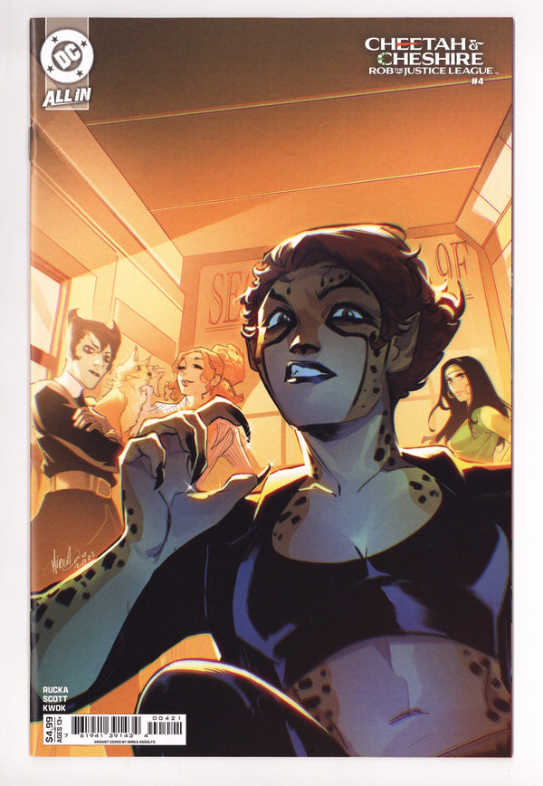 Cheetah And Cheshire Rob The Justice League 4 Andolfo Variant (2025)