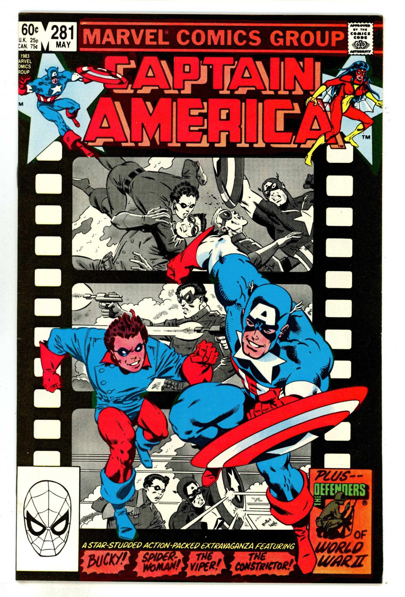 Captain America Vol 1 281 High Grade (1983) 