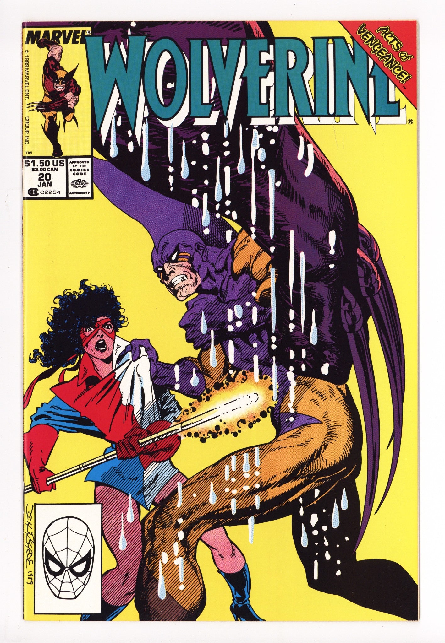 Wolverine Vol 2 20 High Grade (1990) 