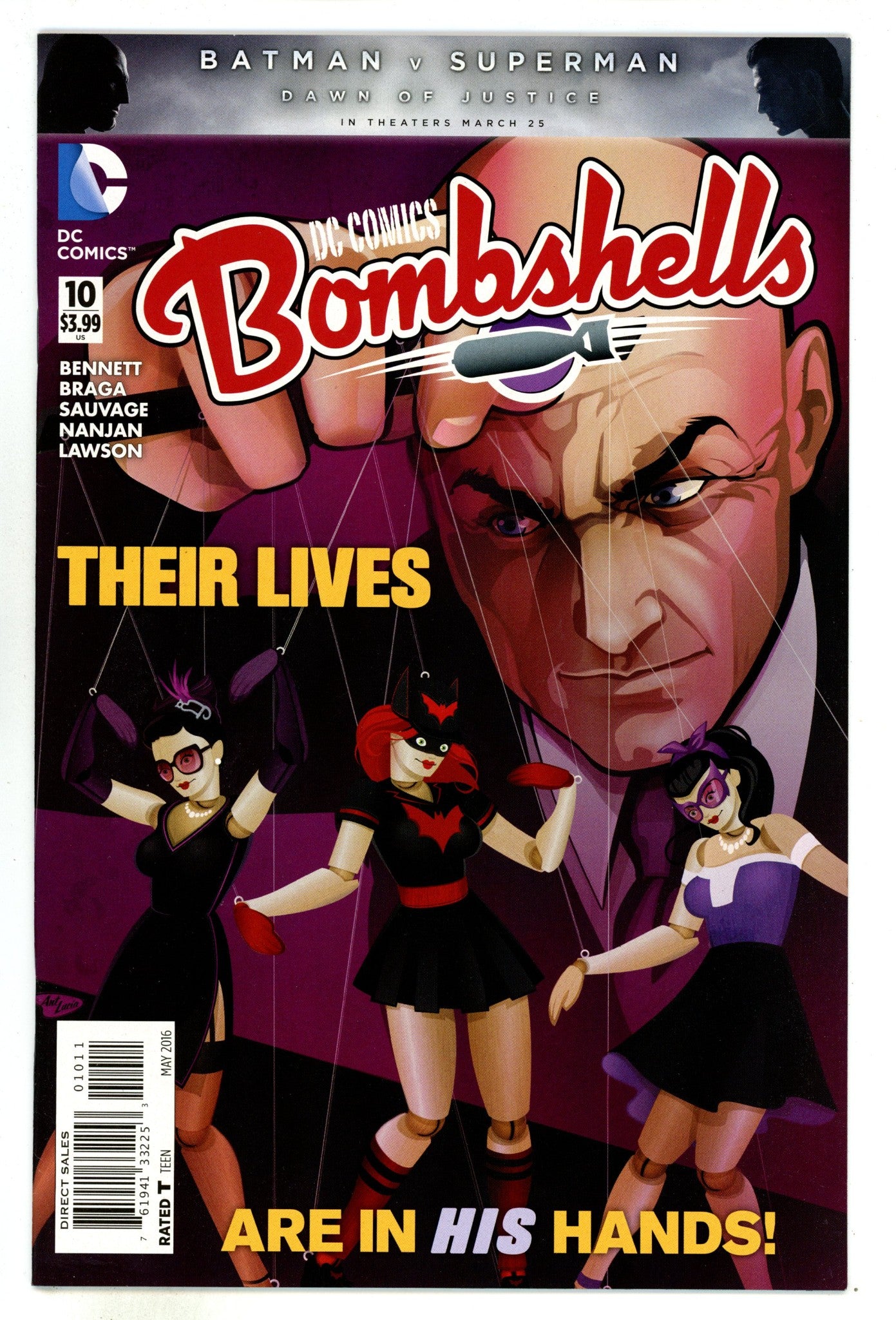 DC Comics: Bombshells 10 High Grade (2016) 