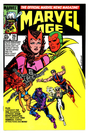 Marvel Age 29 NM- (9.2) (1985)