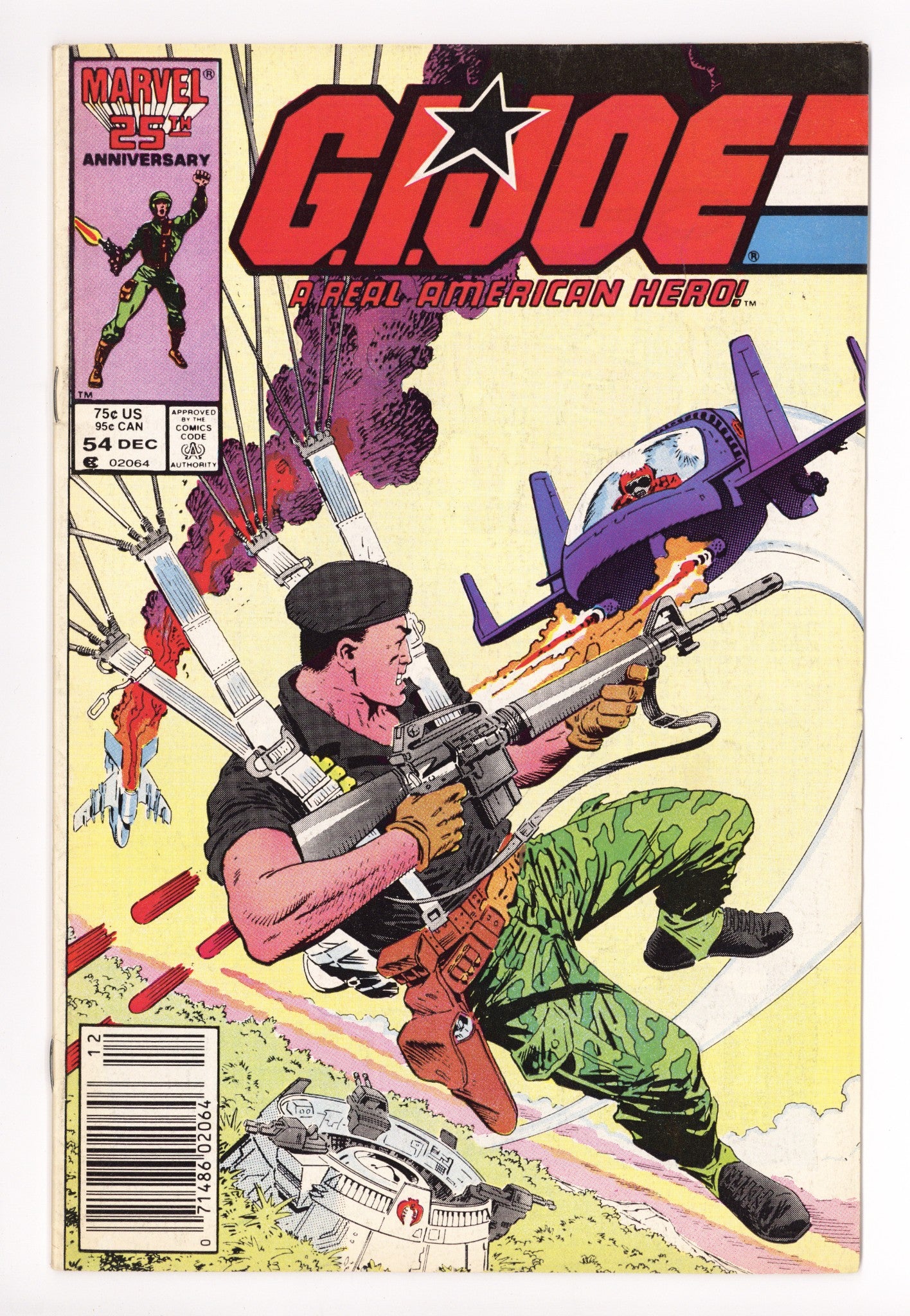 G.I. Joe, A Real American Hero 54 Low Grade (1986) Newsstand 