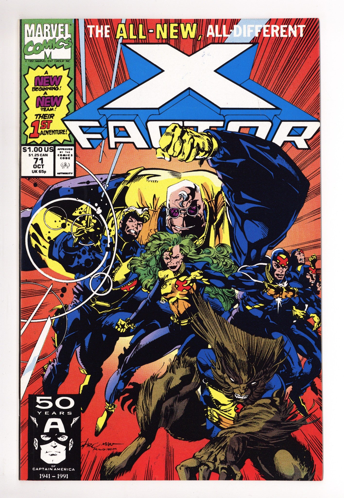 X-Factor Vol 1 71 High Grade (1991) 