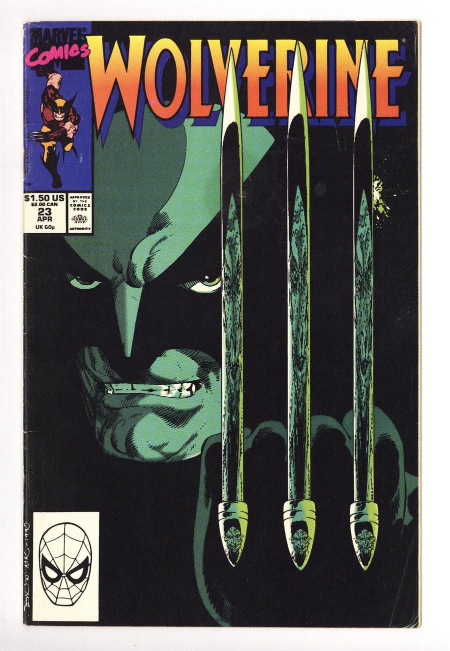 Wolverine Vol 2 23  Mid Grade   (1990)