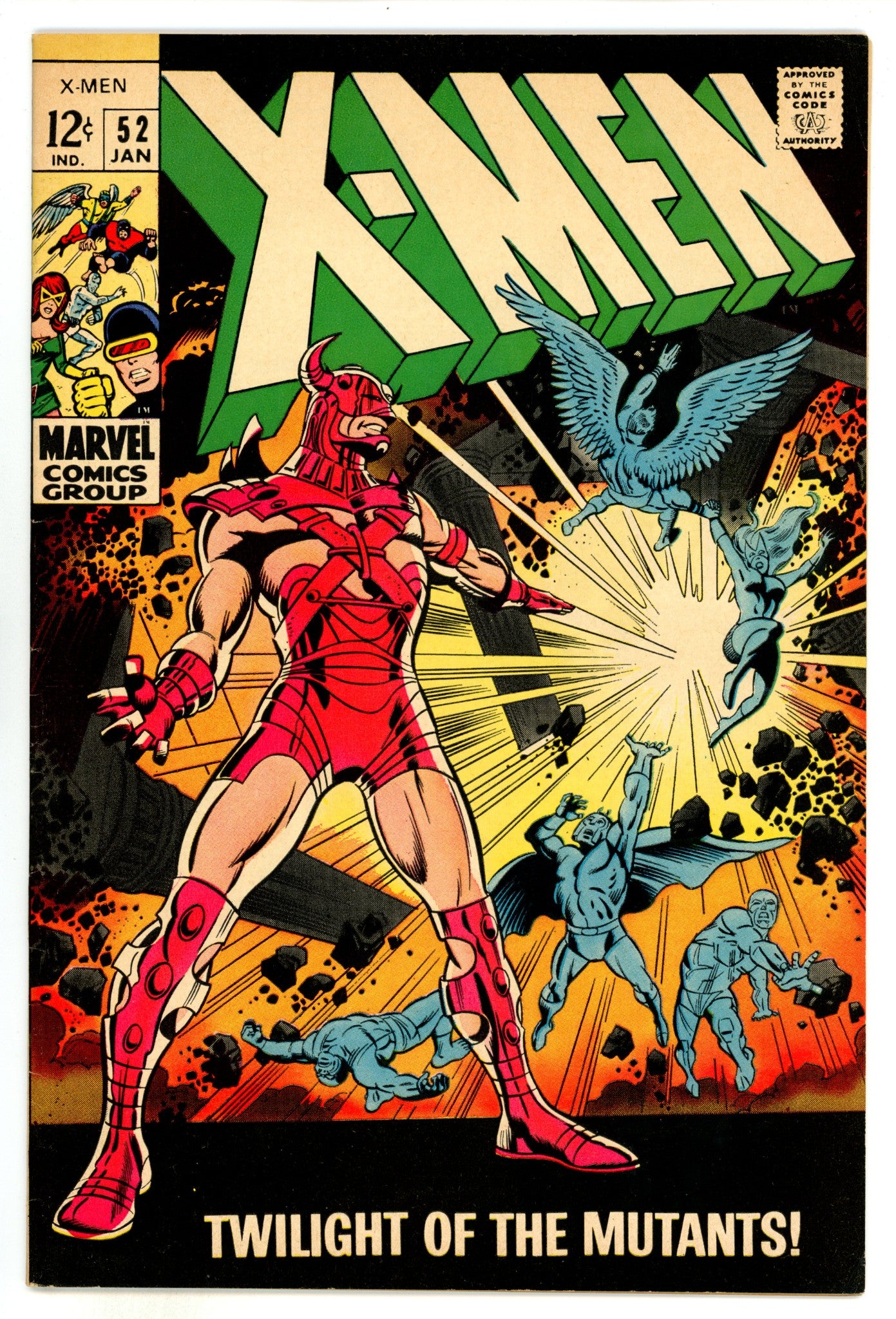 The X-Men Vol 1 52  VF (8.0)  (1969)  
