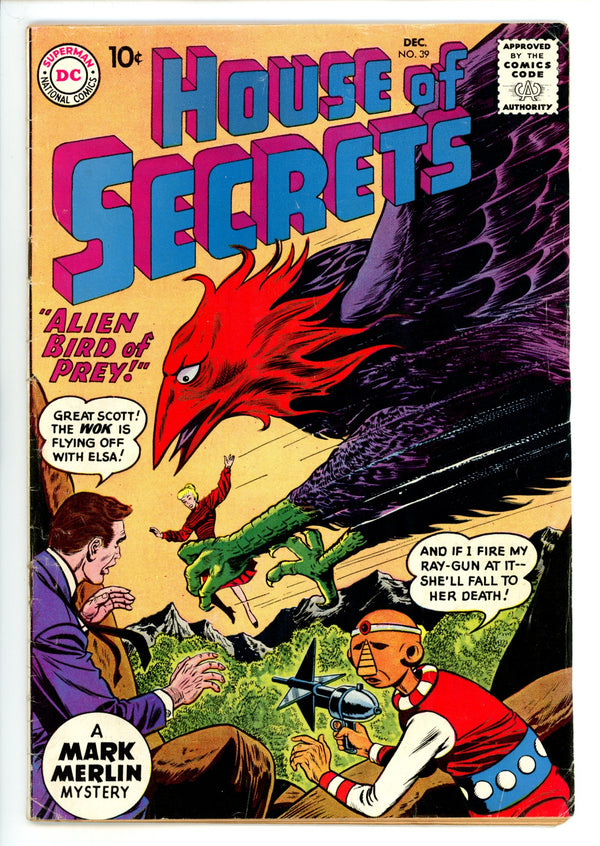 House of Secrets Vol 1 39 VG (4.0) Tape (1960)