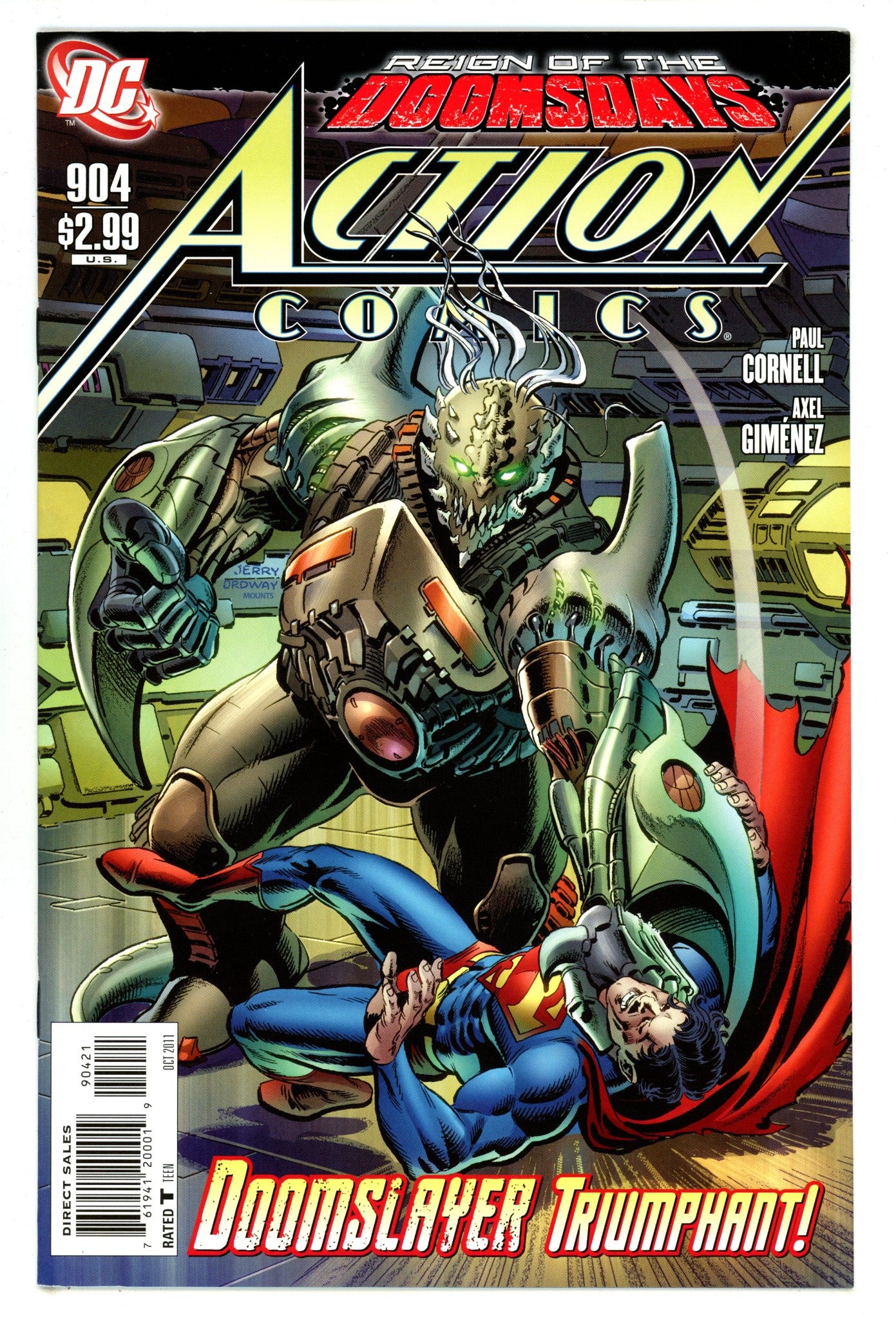 Action Comics Vol 1 904 High Grade (2011) Ordway Variant 