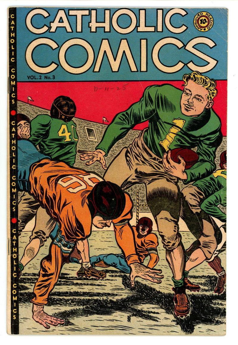 Catholic Comics Vol 2 3 GD/VG (3.0) Piece Missing Back Cvr (1947) 