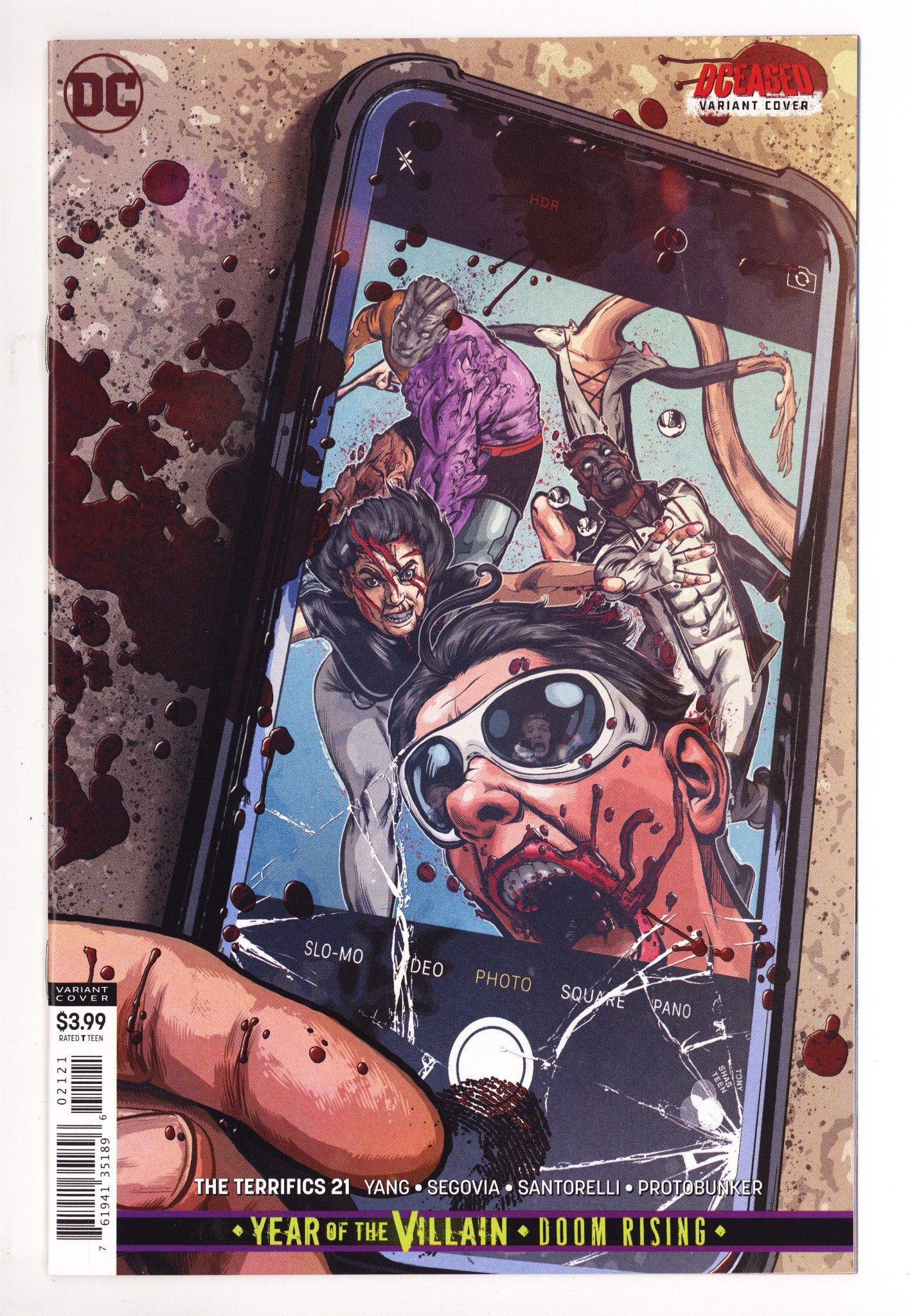 The Terrifics 21 High Grade (2019) Shasteen Variant 