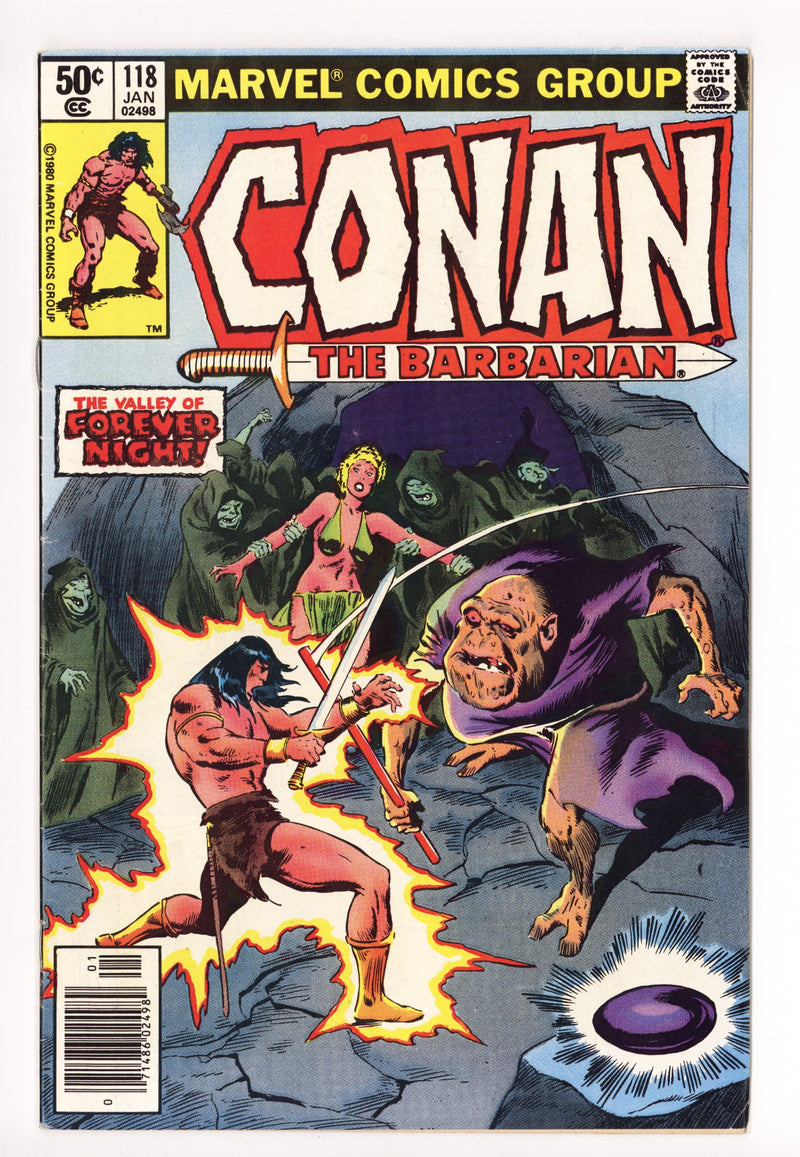 Conan the Barbarian Vol 1 118 Mid Grade (1981) Newsstand 