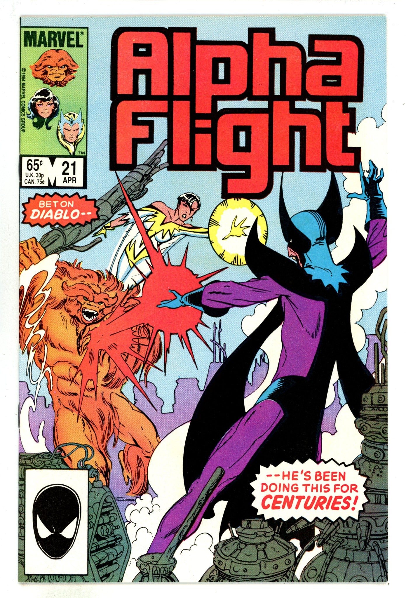 Alpha Flight Vol 1 21 High Grade (1985) 