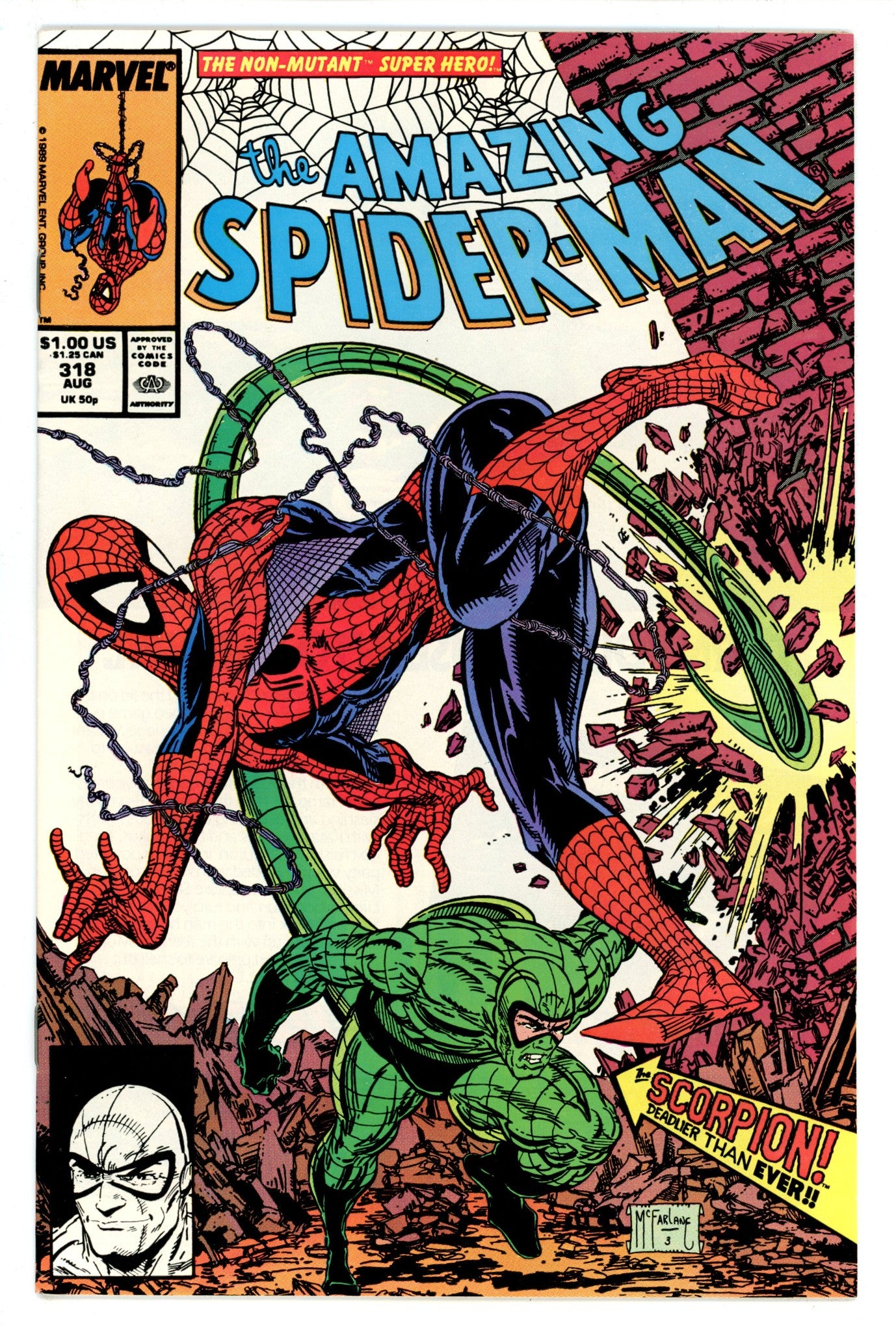 The Amazing Spider-Man Vol 1 318 VF- (7.5) (1989) 