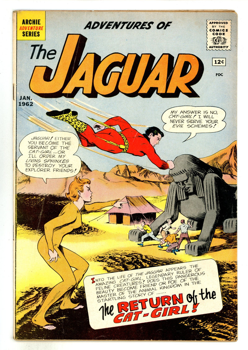 Adventures of the Jaguar 4 VG (4.0) (1962) 
