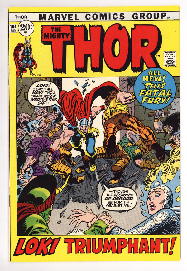 Thor Vol 1 194 FN+ (6.5) (1971)
