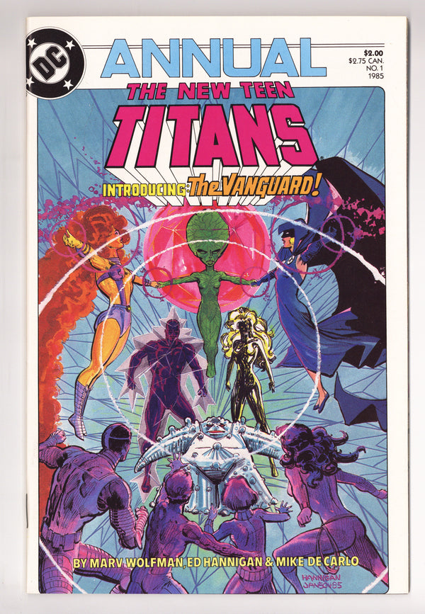 The New Teen Titans Annual Vol 2 1 High Grade (1985)