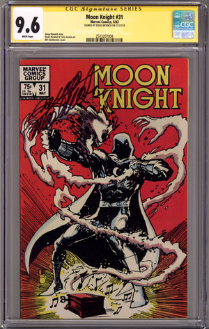 Moon Knight Vol 1 31 CGC 9.6 (NM+) (1983) Signed x1 Cover Doug Moench