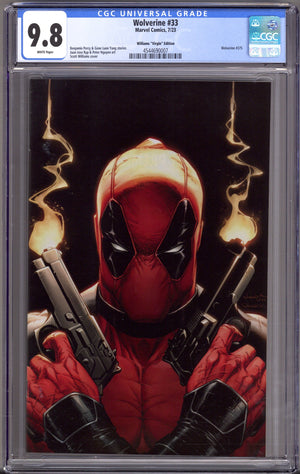 Wolverine Vol 7 33 CGC 9.8 (NM/M) (2023) Williams Virgin Exclusive Variant