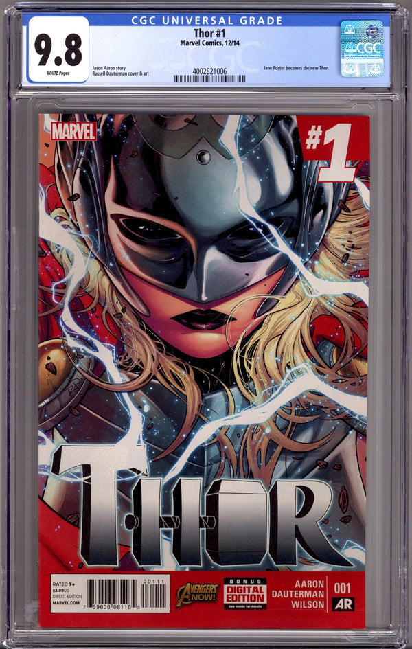 Thor Vol 4 1 CGC 9.8 (NM/M) (2014)
