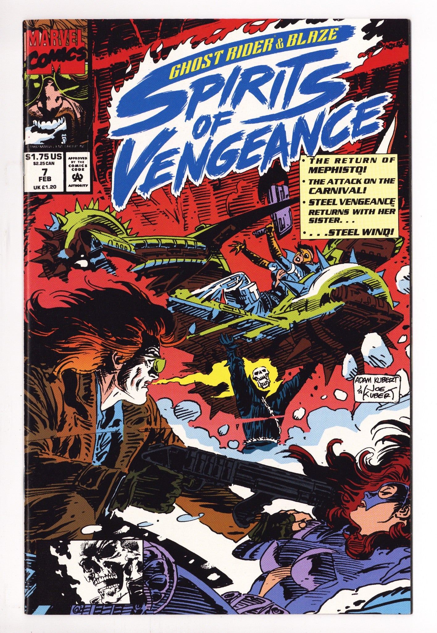 Ghost Rider / Blaze: Spirits of Vengeance 7 High Grade (1993) 