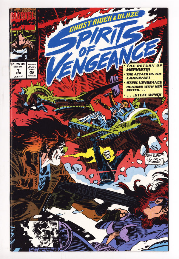 Ghost Rider / Blaze: Spirits of Vengeance 7 High Grade (1993)