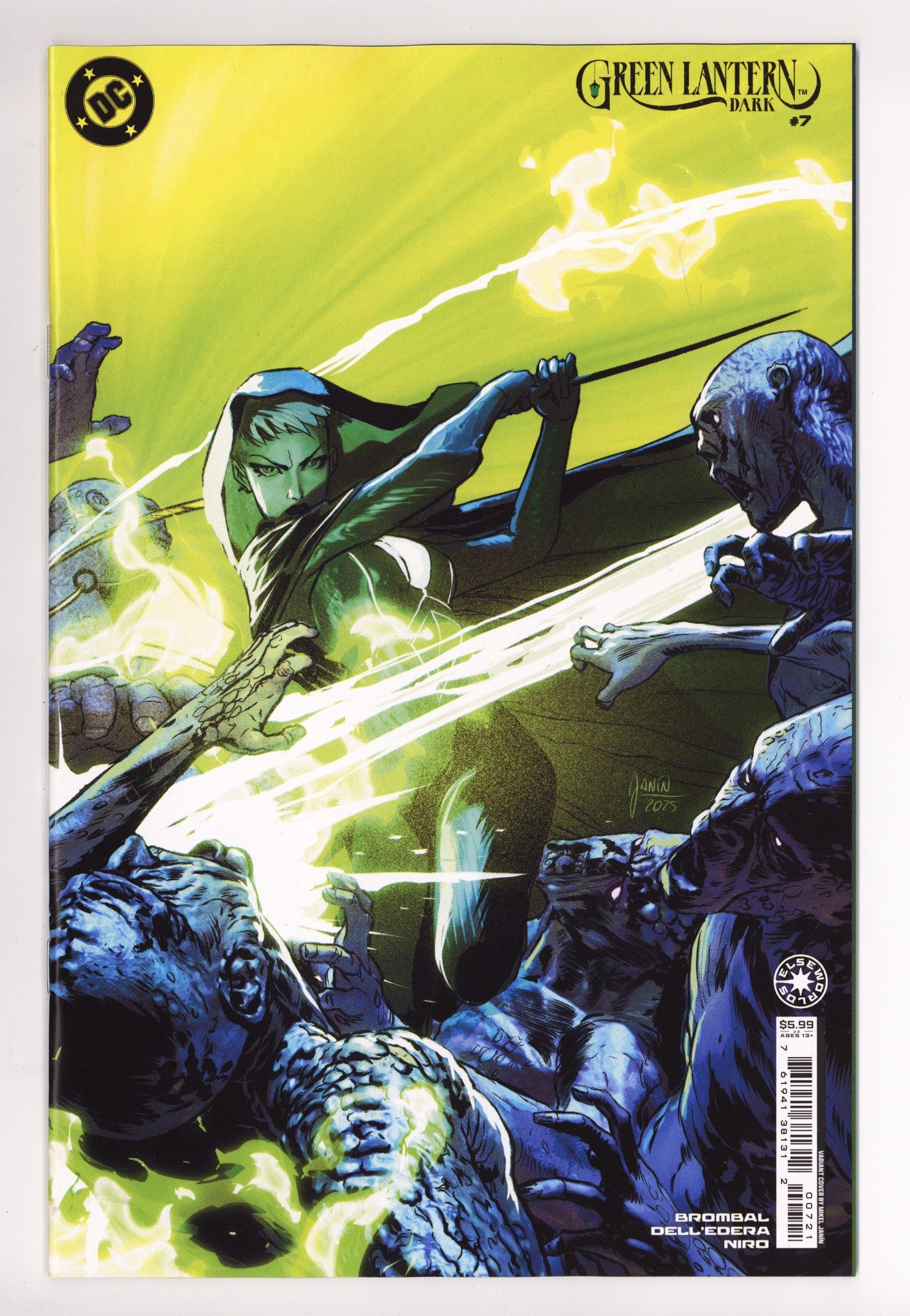Green Lantern Dark 7 Janín Variant (2025)