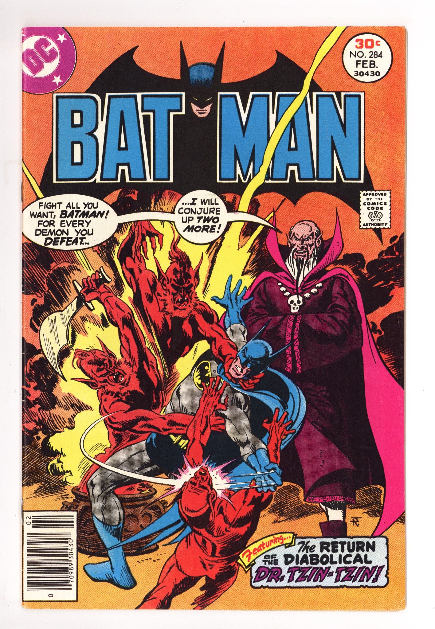 Batman Vol 1 284 VF- (7.5) (1977) 