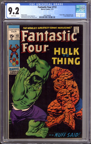 Fantastic Four Vol 1 112 CGC 9.2 (NM-) (1971)