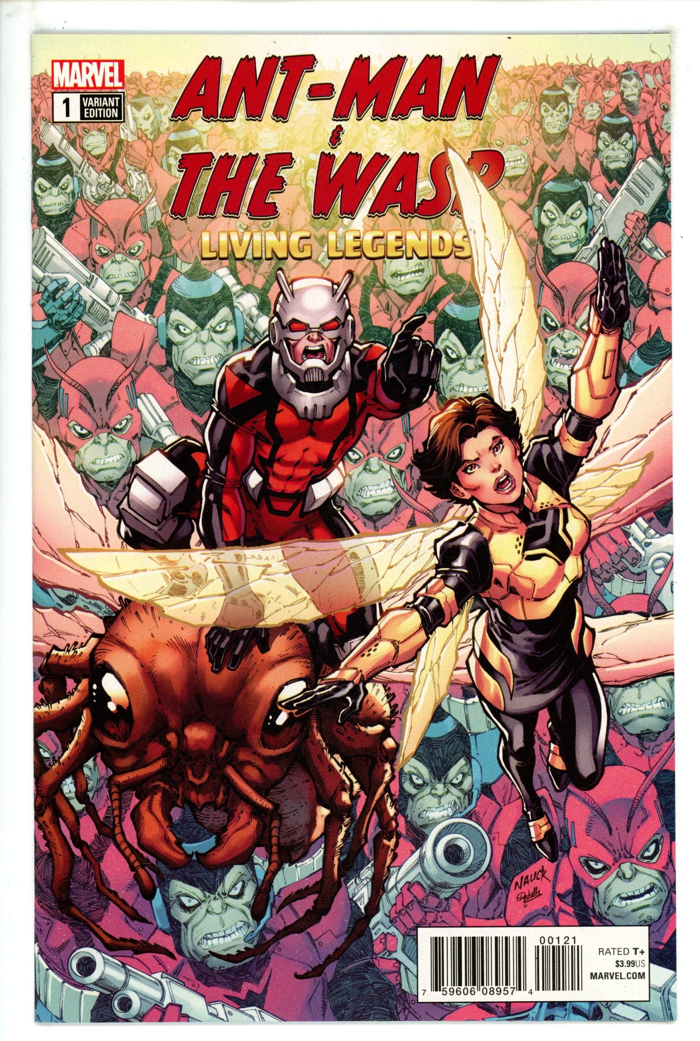 Ant-Man and the Wasp: Living Legends 1 High Grade (2018) Nauck Variant 