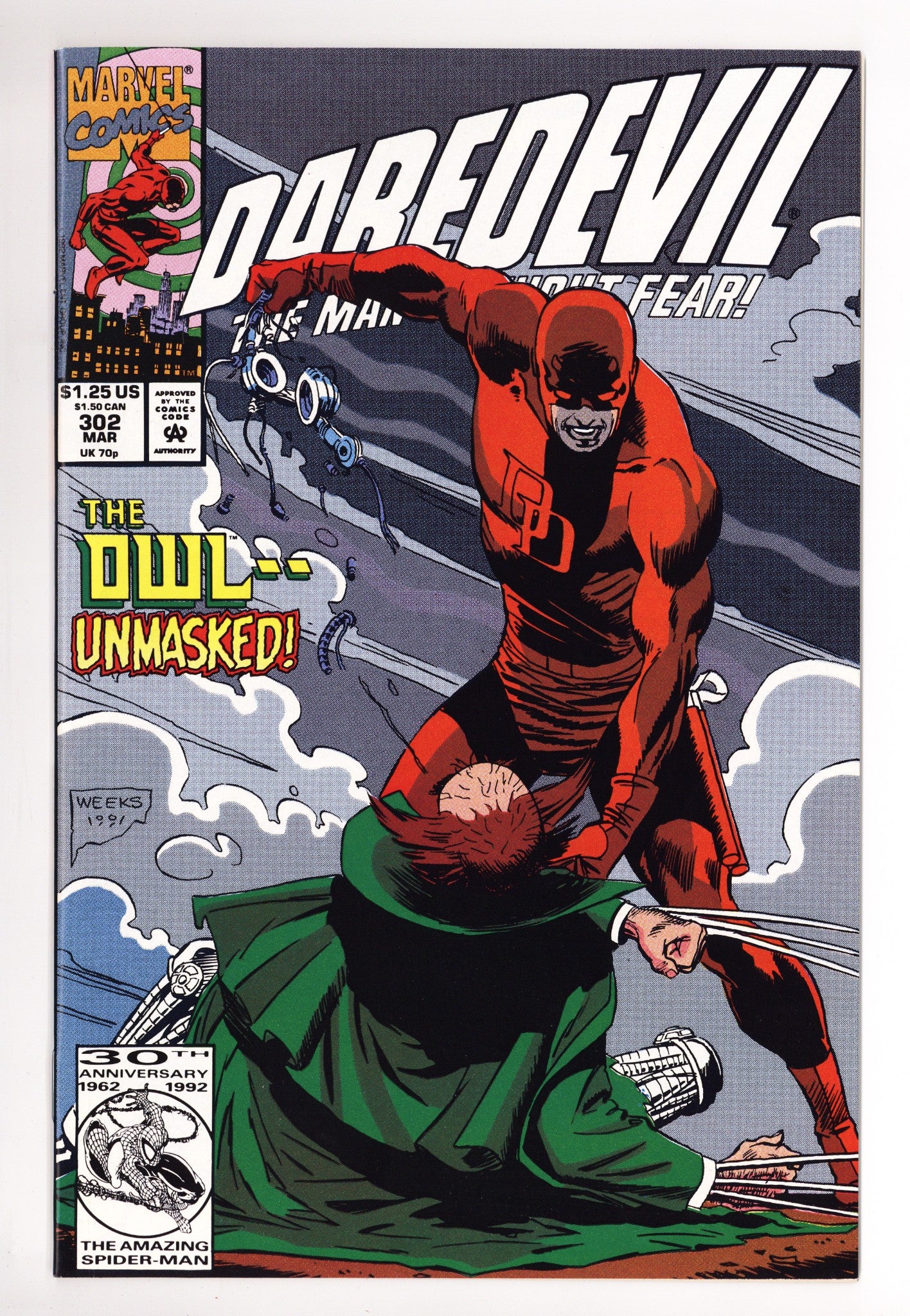 Daredevil Vol 1 302 High Grade (1992) 