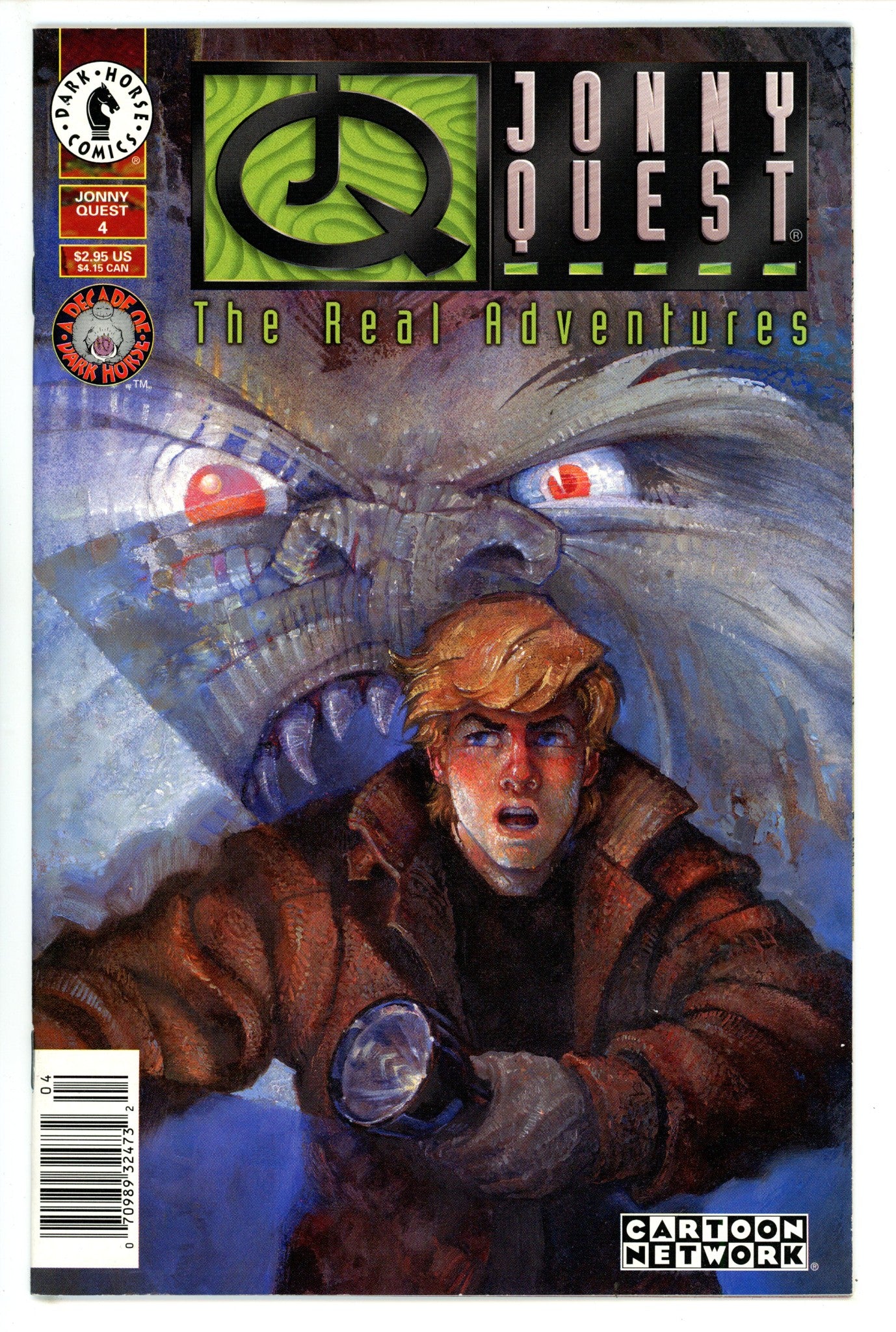 The Real Adventures of Jonny Quest 4 VF- (7.5) (1996) Newsstand 