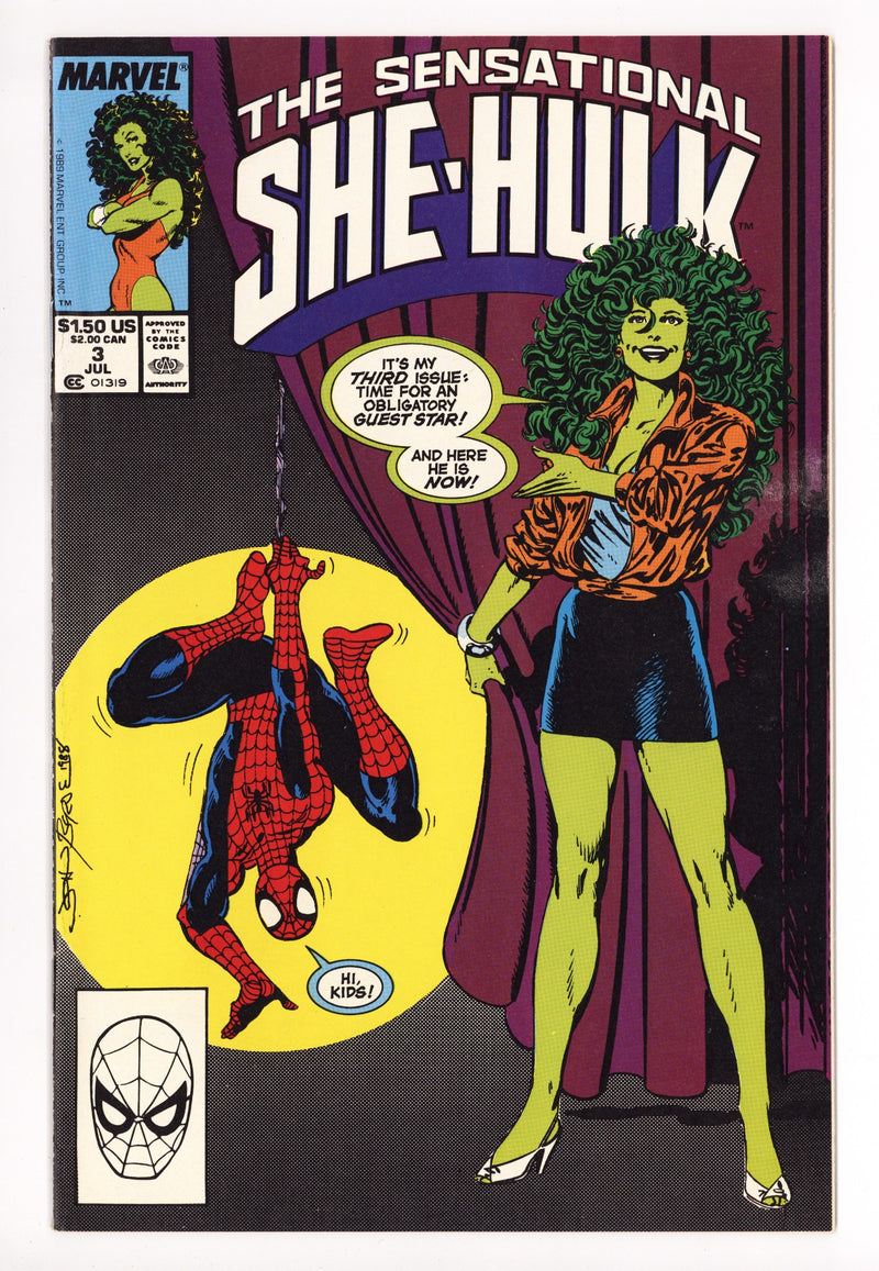The Sensational She-Hulk 3 Mid Grade (1989) 