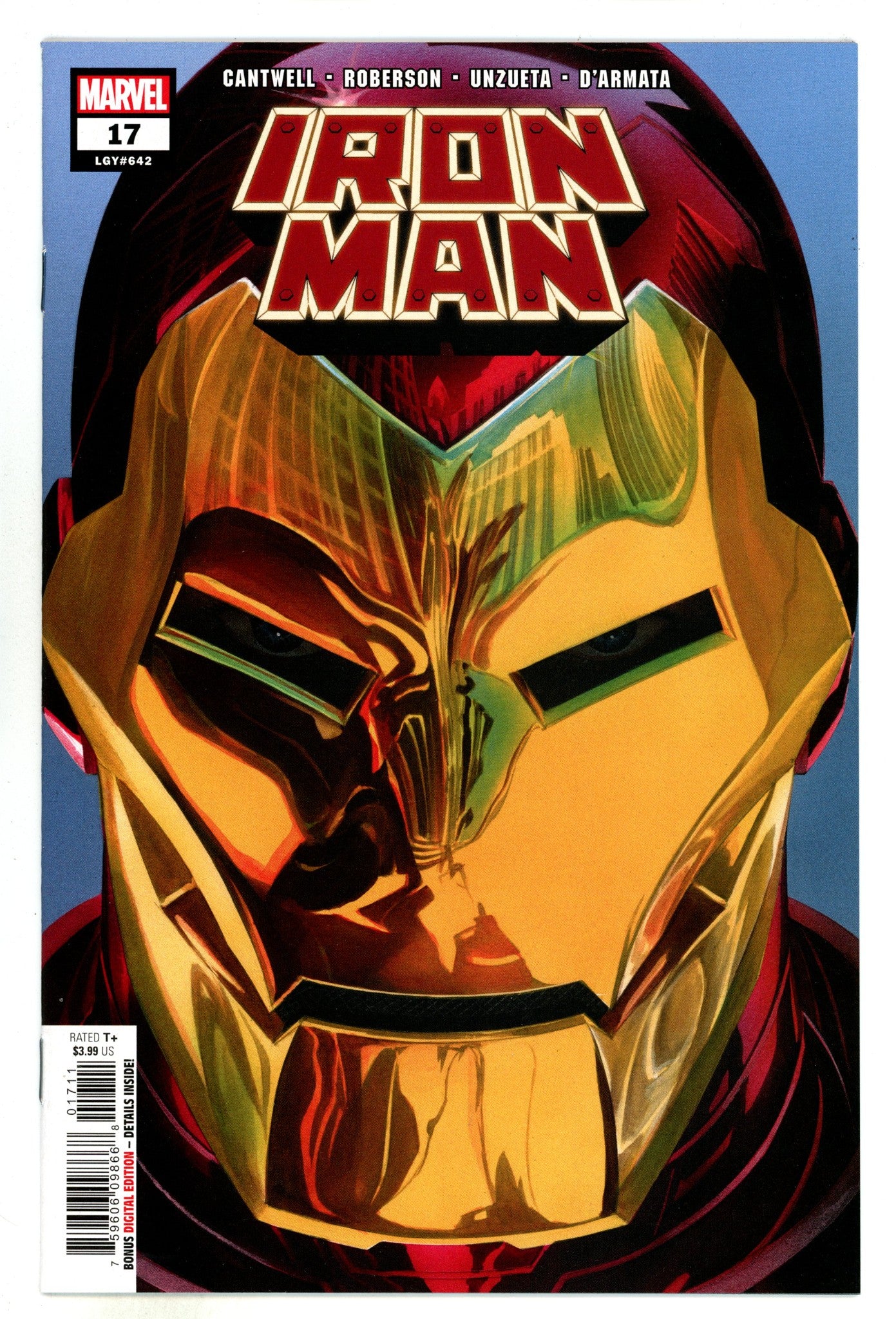 Iron Man Vol 6 17 (642) High Grade (2022) 
