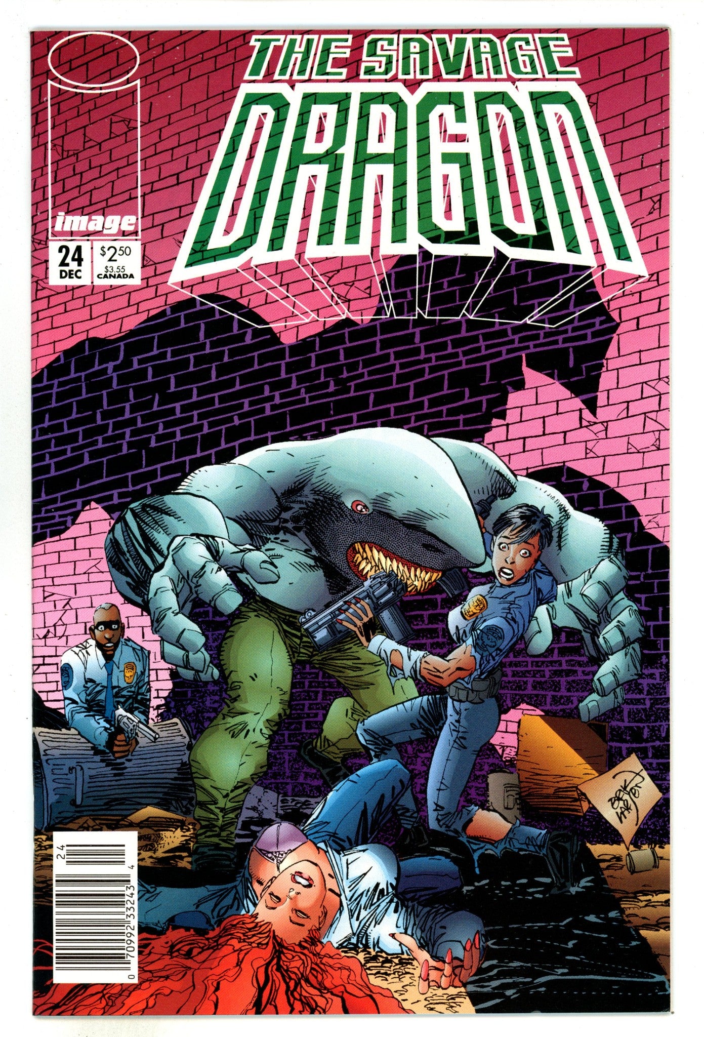 Savage Dragon Vol 2 24 VF/NM (9.0) (1995) Newsstand 