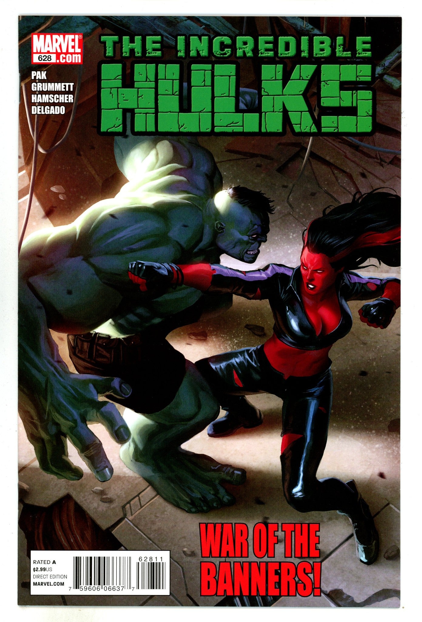 Incredible Hulks 628 High Grade (2011) 