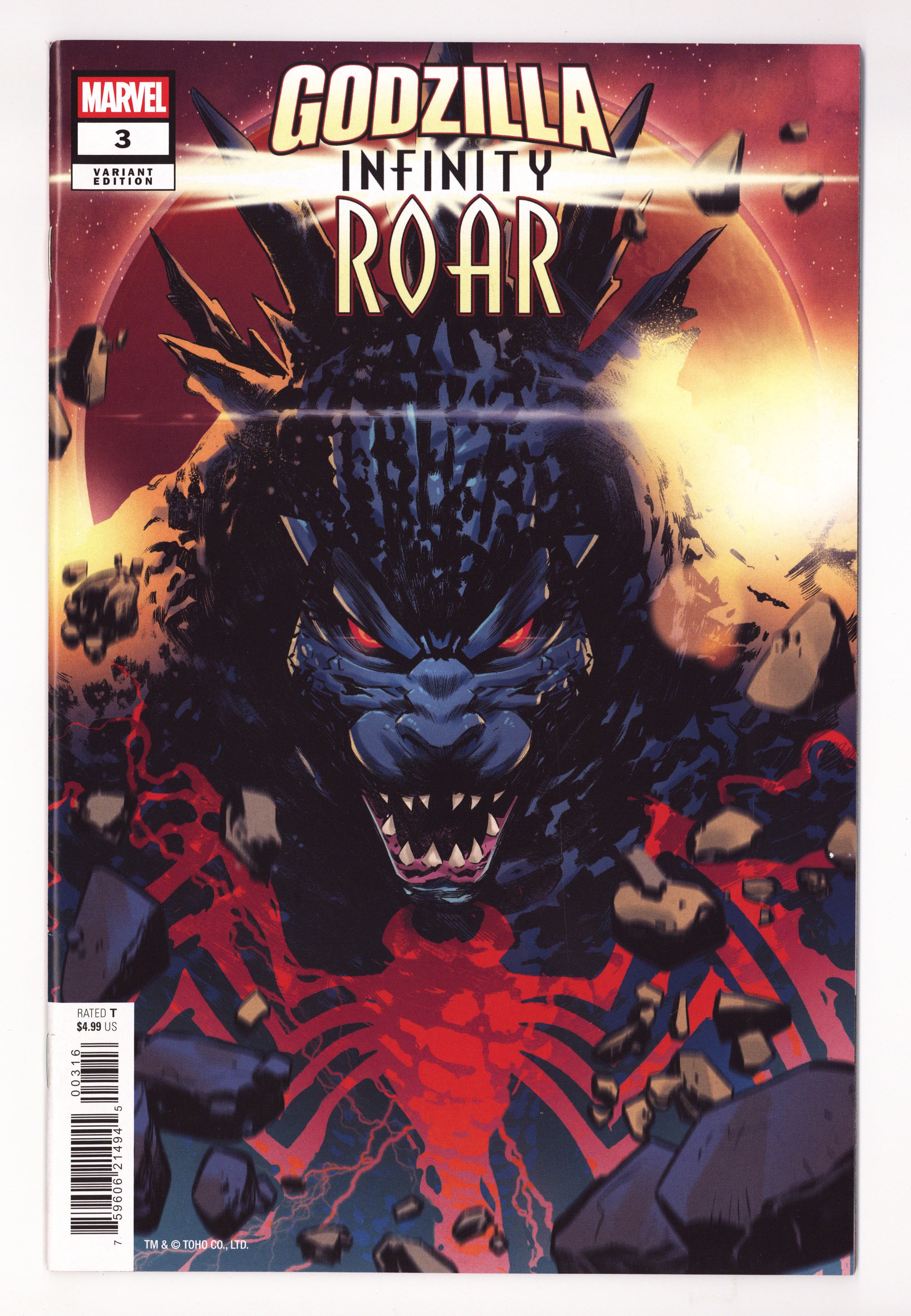 Godzilla: Infinity Roar   3  VF/NM (9.0)   (2026) Manna     Incentive Variant  