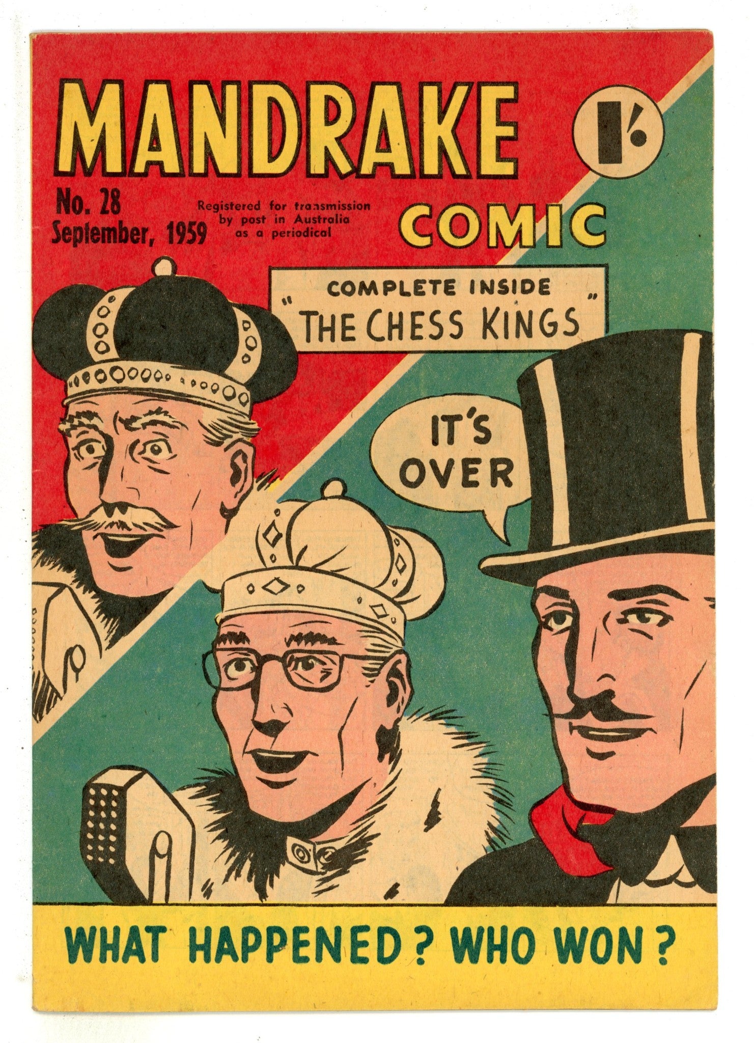 Mandrake Comic 28 FN (6.0) (1959) 