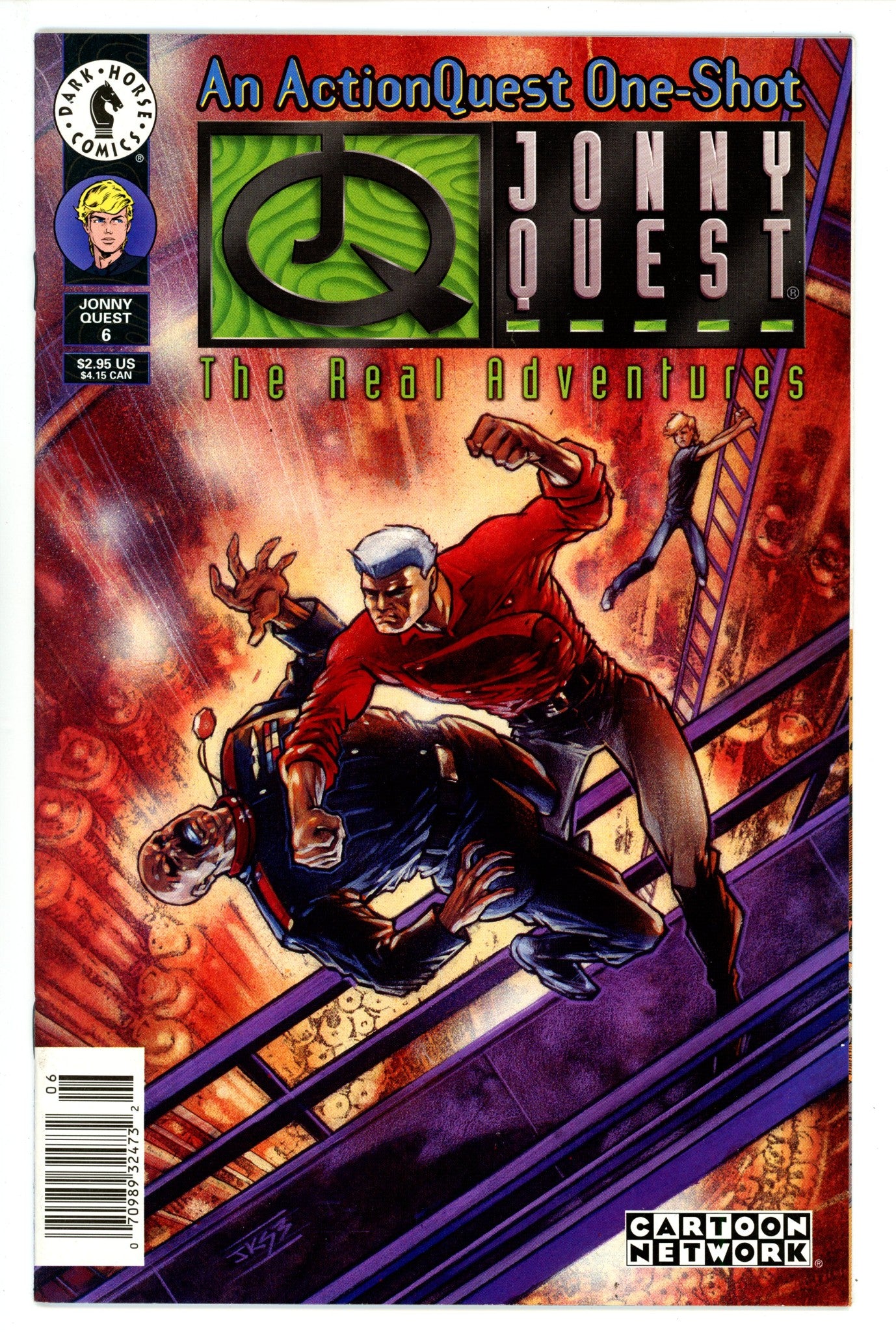 The Real Adventures of Jonny Quest 6 VF- (7.5) (1997) Newsstand 