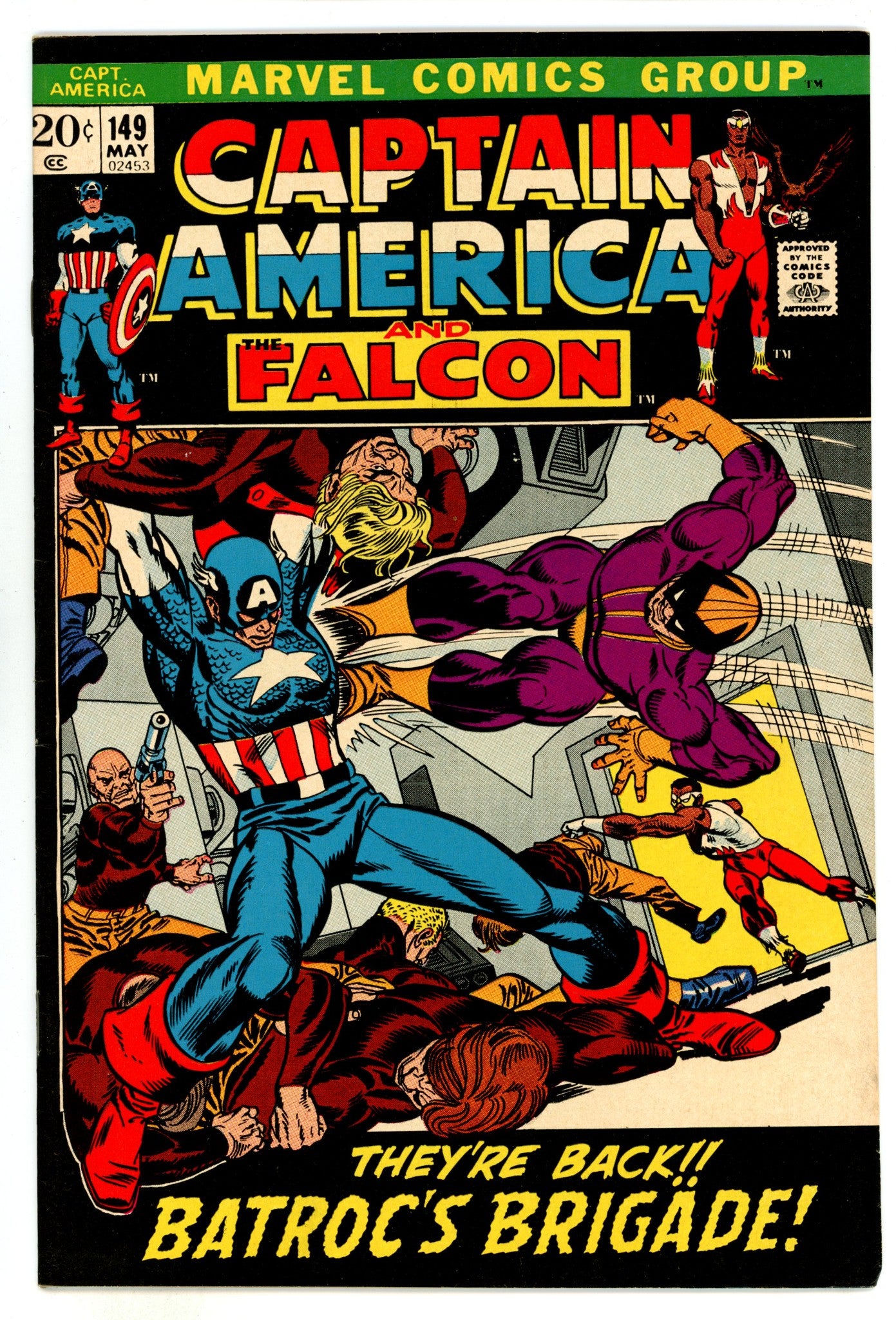 Captain America Vol 1 149 VF (8.0) (1972) 