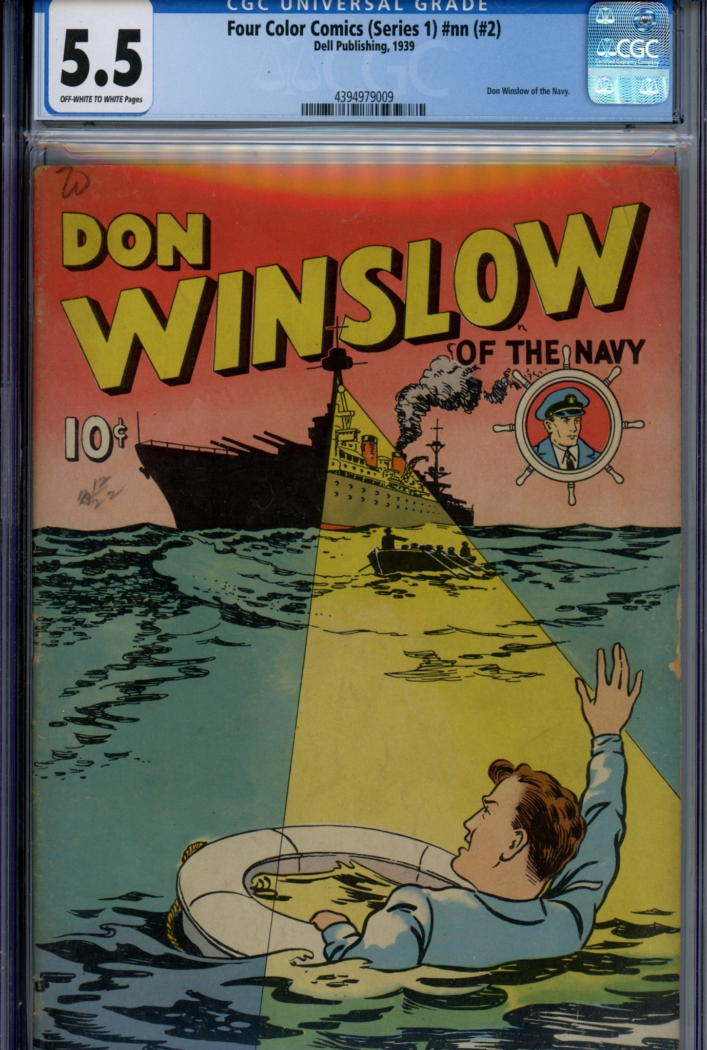 Four Color Vol 1 2 CGC 5.5 (FN-) (1939) 