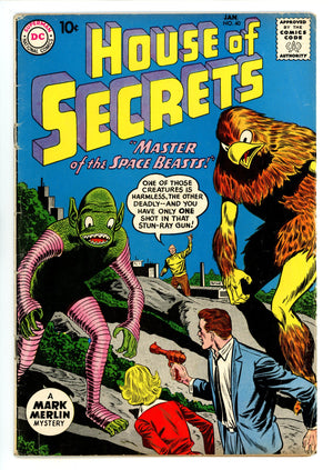 House of Secrets Vol 1 40 VG- (3.5) Tape (1961) 