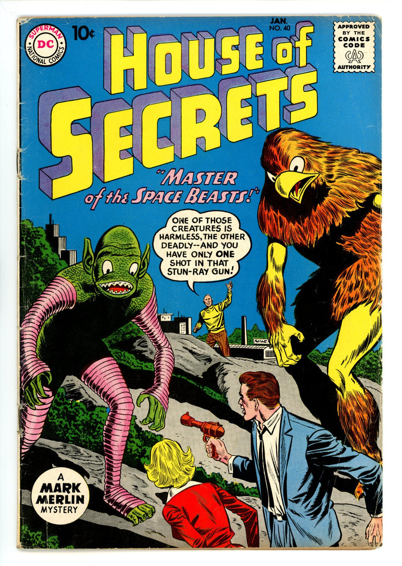 House of Secrets Vol 1 40 VG- (3.5) Tape (1961) 