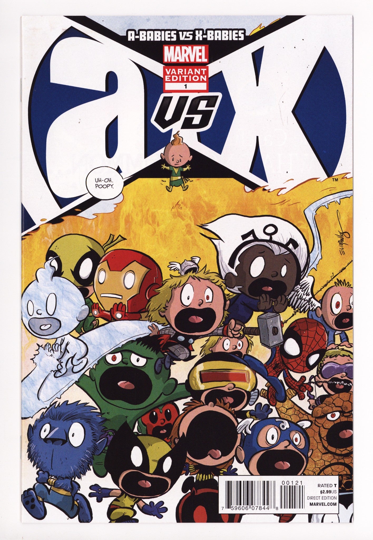 A-Babies vs. X-Babies 1 NM- (9.2) (2012) Eliopoulos Variant 