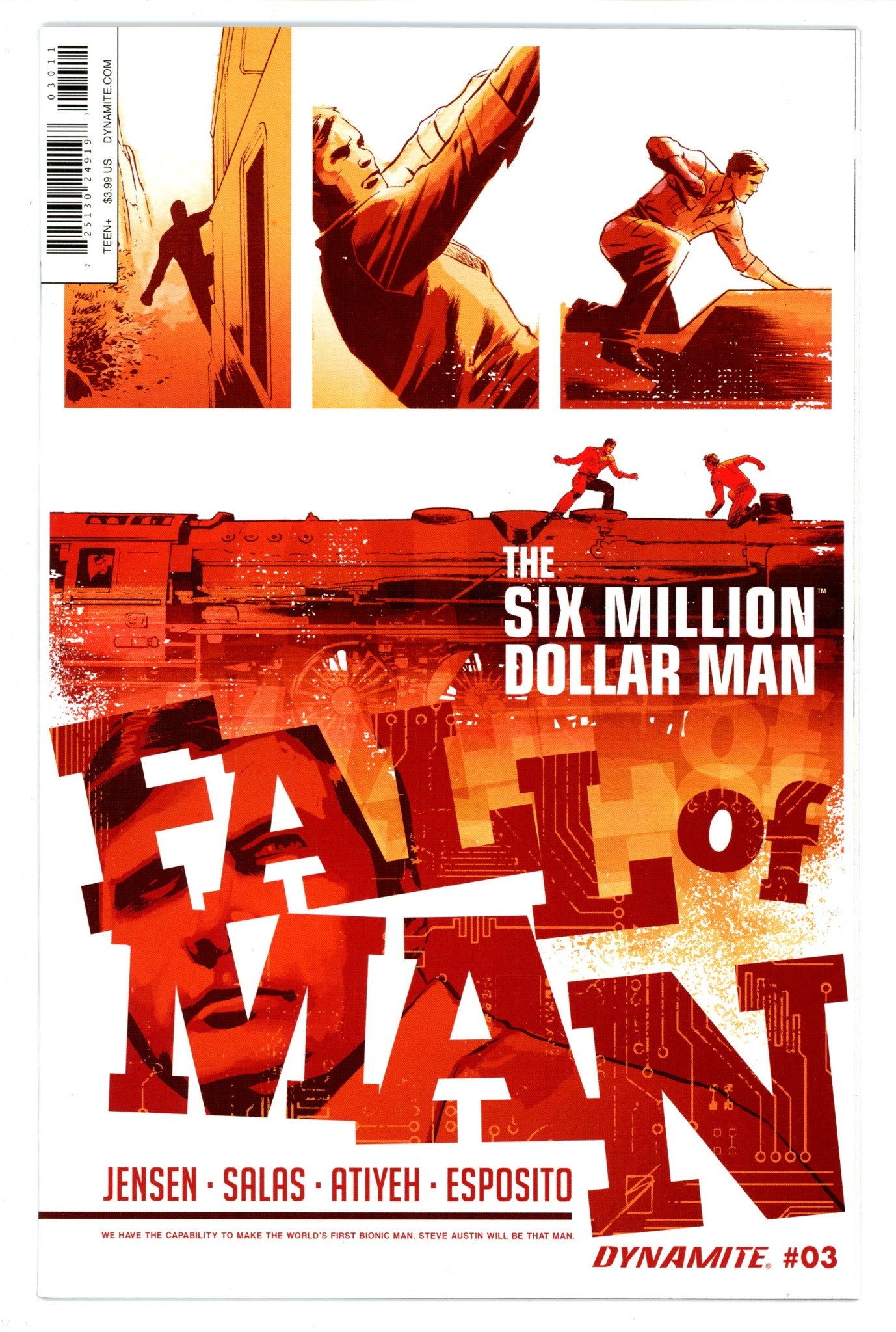 The Six Million Dollar Man: Fall of Man 3 High Grade (2016) 